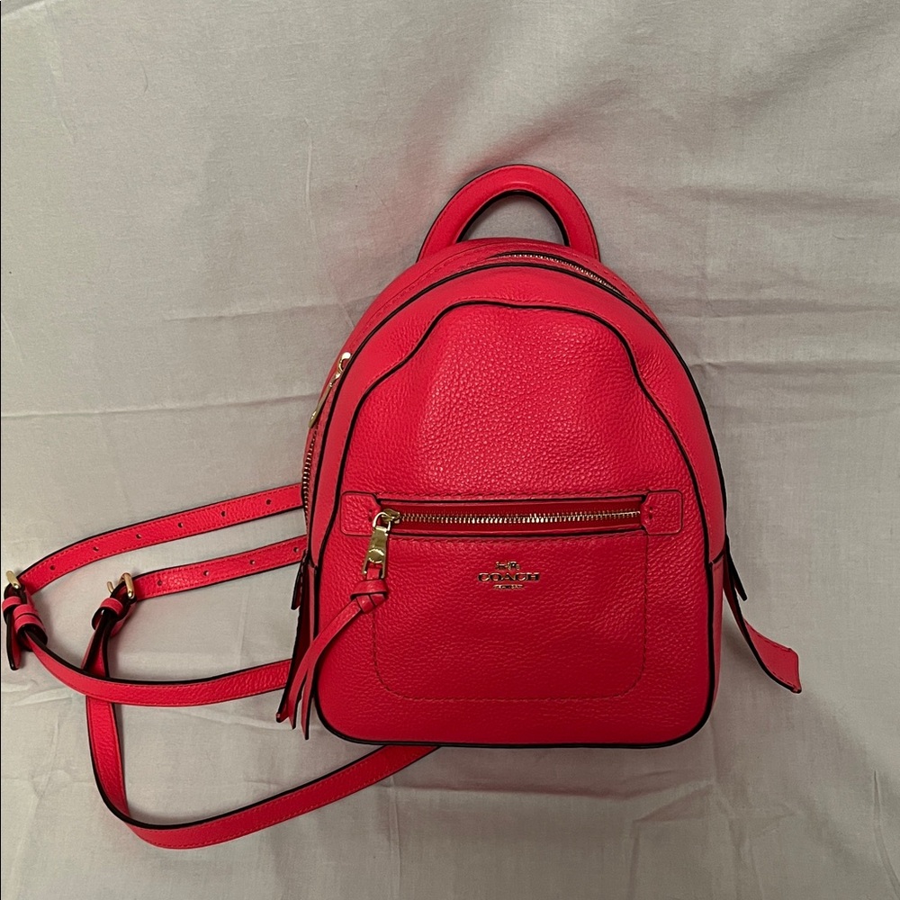 Coach Pink Pebble Mini Backpack